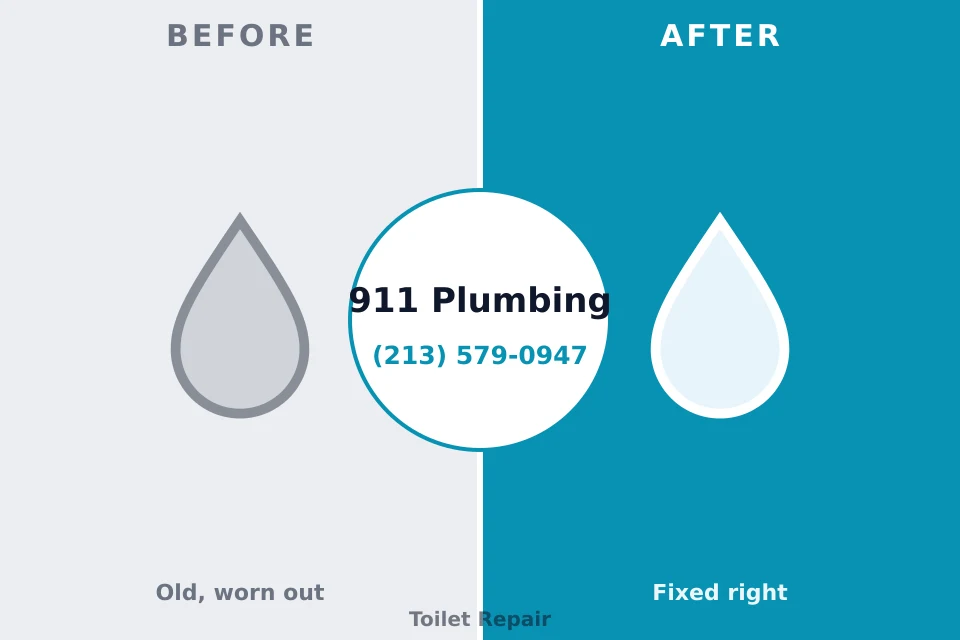 Before and after: plumbing repair Venice Gardens, FL